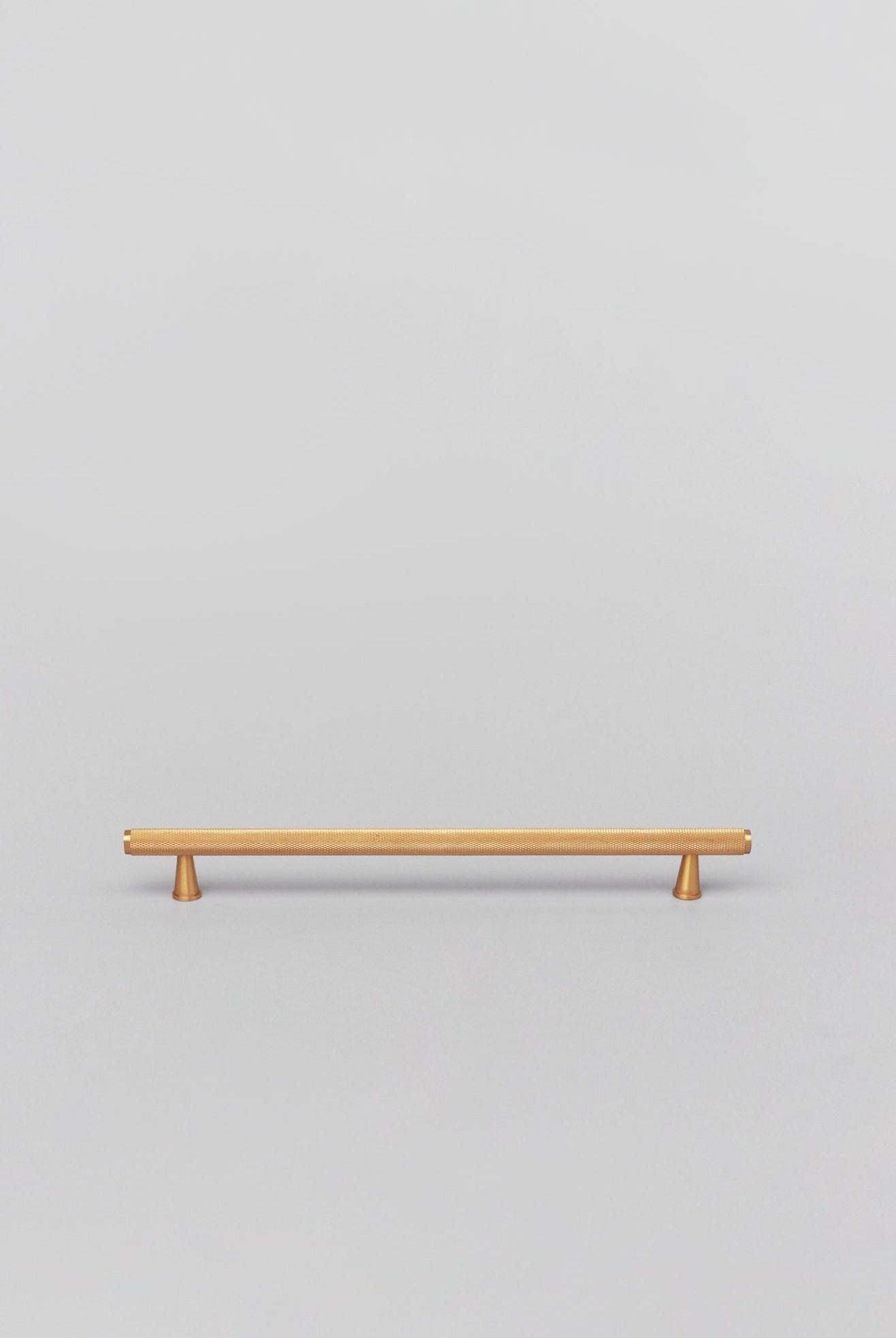 Metalware Direct Mayfair Collection Solid Brass Matt Finish Knurled T-Bar Kitchen Cupboard Handles