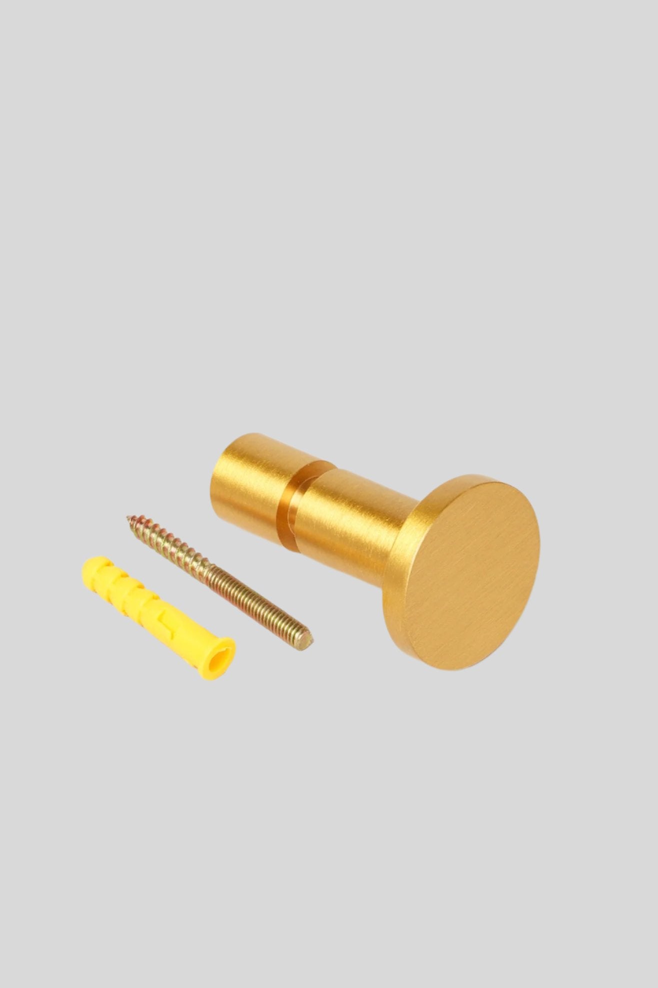 Metalware Direct Circular Solid Brass Wall Coat Hook
